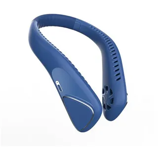 FELIXLEO Handventilator Tragbarer Mini USB Nackenventilator 6000mah Blau für Sport Reisen