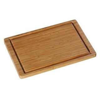WMF Schneidebrett 1886879990, aus Bambus, 38 x 25 cm, braun, mit Saftrille