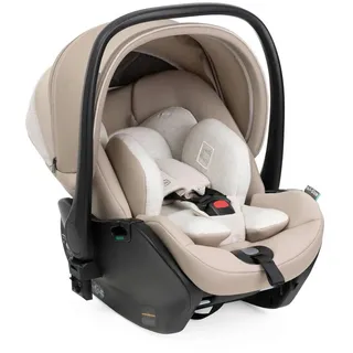 Chicco Babyschale First Seat Recline I-Size, Beige, Textil, 44x58x60 cm, 5-Punkt-Gurtsystem, abnehmbarer und waschbarer Bezug, höhenverstellbare Kopfstütze, Baby on Tour, Babyschalen, Babyschalen