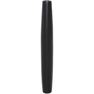 VIVANNO Bodenvase aus Fiberglas Schwarz Matt - 100 cm Große Standvase | Moderne Dekovase für Zweige und Trockenblumen, robuste Qualität aus Fiberglas, ideal für Wohnraum, Hotel oder Restaurant