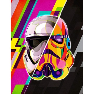 LBS4ALL Wandplakat/Poster, Motiv: Star Wars Film Stormtrooper, aus Aluminium