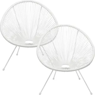 Kare Sessel Acapulco Mono Weiß 2/Set