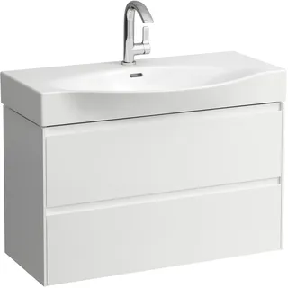 Laufen LANI für Palace Waschtischunterbau, 2 Schubladen, 880x370x515mm, H4042121122601, Farbe: weiß matt