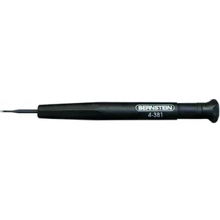 bernstein tools for electronics Uhrmacher-Schraubendreher 4-380-10 Klingenbreite 1 mm 81 mm Metall