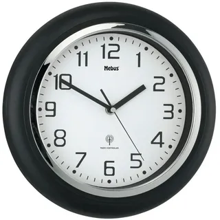 Wanduhr, Anthrazit, Kunststoff, Dekoration, Uhren, Wanduhren