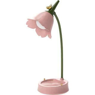 Berührungsempfindliche Led-tischleuchte In Blumenform, Nachttischlampe, Usb-anschluss, Dimmbar, Rosa