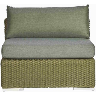 Modulsofa Mercy Rope Mittelelement, Olive