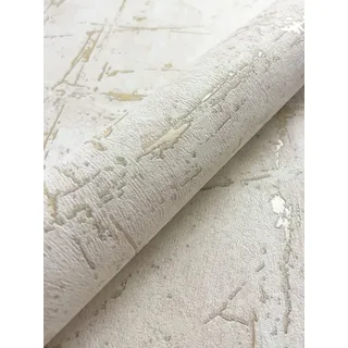 Newroom Vliestapete Barnett Wall Beige Tapete Betonoptik Beton,Zement, Creme Tapete Modern Beton - Betonoptik Betonwand Gold Gold Industrial Bauhaus Zement für Schlafzimmer Wohnzimmer Küche, Betonwand beige|gelb