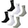 Tennissocken 6er Pack Schwarz/Weiß/Grau 35-38