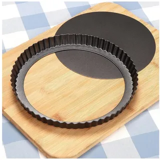 LuxusKollektion Quicheform Quicheform Hebeboden Tarteform Obstkuchenform 22cm schwarz