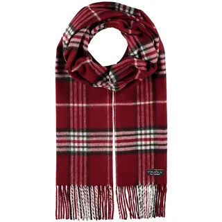 FRAAS Schal Cashmink® Scarf with Plaid Burgundy