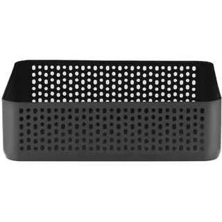 Normann Copenhagen Nic Nac Organizer 4 Aufbewahrungskorb aus lackiertem Stahl 22,5 x 22,5 x 22,5 cm schwarz