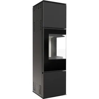Kratki REN/M Stahl Schwarz/Abdeckplatte Glas