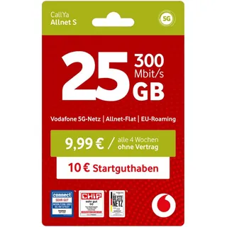 Vodafone CallNow 25 EUR Handy-Aufladekarte