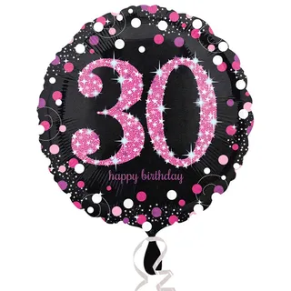 amscan® Luftballon rund 43 cm Pink