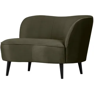 Loungesessel Sara aus Samt, modern und gepolstert, grün, elegantes Design für dein Zuhause