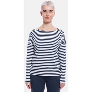 Mey Pyjamaoberteil Cyra (1-tlg) Schlafanzug Oberteil - Langarm-Shirt mit U-Boot-Ausschnitt blau XXL