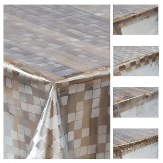 Laro Tischdecke Laro Premium Line 110 x 140 cm Braun