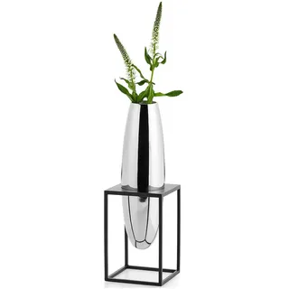 philippi Solero Vase im Ständer Silber 30,5 cm