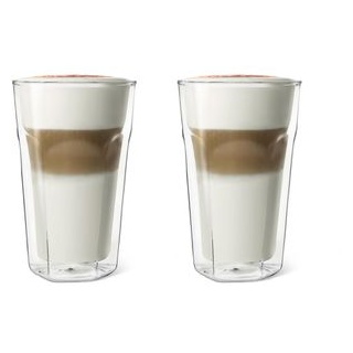 Leopold-Vienna Kaffeegläser LV01516, Latte Macchiato, doppelwandig, 280ml, 2 Stück