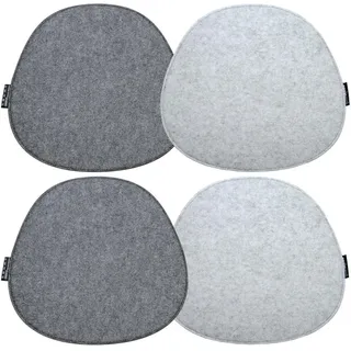 Dune Design DuneDesign Stuhlkissen 40 x 37 cm Grau