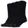Bio-Baumwoll Diabetiker Crew Socken 4er Pack Schwarz/Weiß 39-42