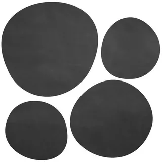 nikima Wandtattoo Kreise (Folie), selbstklebende Tafelfolie/ Kreidefolie inkl. 3 Stück Kreide schwarz
