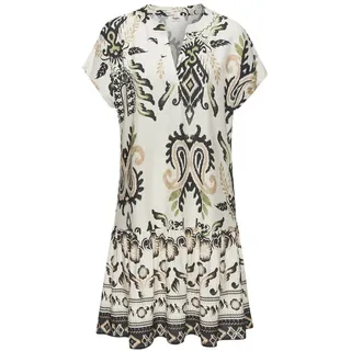 Buffalo Blusenkleid Sand-Khaki bedruckt 34