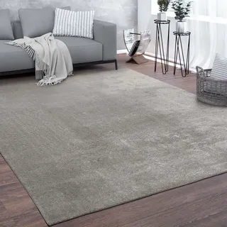 Paco Home Cadiz 630 Kurzflorteppich 300 x 400 cm grau 