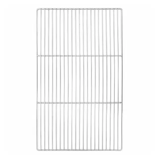 vidaXL Grillrost 67 x 40 cm Edelstahl silber