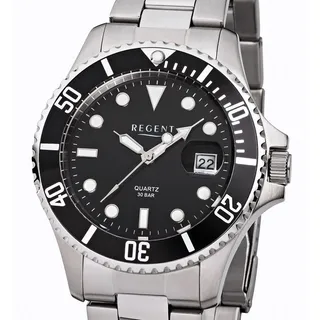Sportliche Regent Steel F-371 Taucheruhr - 30 BAR WR - UVP* 99,00 EUR NEU!