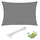 Rechteck HDPE 200 x 300 cm Grau
