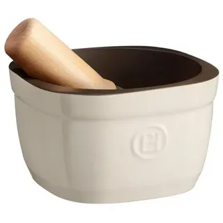 Emile Henry Mörser Groß Argile beige