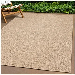 The CarPET Kansas - robuster In- und Outdoor Teppich im natürlichen Jute-Look, wetterfest, geeignet für Terrasse und Garten, ca. 60 x 90 cm