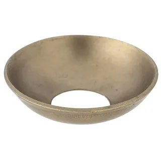 Bloomingville Kerzenhalter Fargo Kerzenmanschette aus Metall in Gold, Kerzenring für Tischdeko, Kerzenteller, Tropfschutz, Wachsschutz, Stabkerzen Zubehör, Deko goldfarben