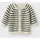NAME IT NBMMAST für Jungen mit gestreiftem Look und weichem Tragegefühl gestreift regular fit Baumwolle Rundhals beige 68 EU