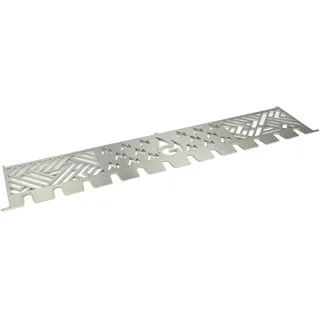 Grillrost.com Das Original Warmhalterost 155 cm x 71 cm Edelstahl Silber/Weiß