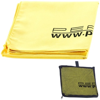 PEARL Microfaser Handtücher: Extra saugfähiges Mikrofaser-Handtuch, 80 x 40 cm, gelb (Fitness Tücher)