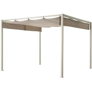 IKEA HAMMARÖN Pergola graubeige/dunkel graubeige