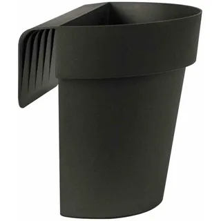 Euro3Plast Balkon-Hängetopf UP Ø 25 x 20 cm anthrazit
