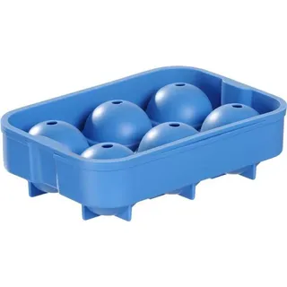 barup HENDI Eiswürfelform, kugelförmig, Blau, 180x125x(H)50mm