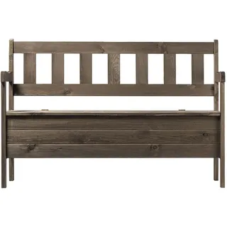 Kadax Gartenbank 120 x 47 x 82 cm Dunkelbraun