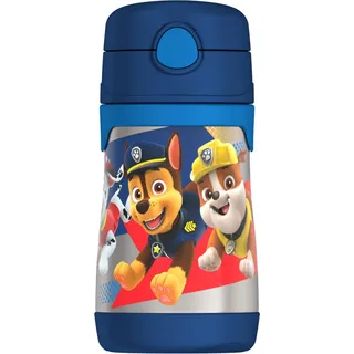 THERMOS Vakuumisolierte Edelstahl-Trinkflasche, 284 ml, Paw Patrol Boy
