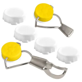 Fackelmann Küchenorganizer-Set Fackelmann Kronkorken und Bügelverschluss 6-er Set