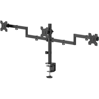 Hama Monitor-Tischhalterung 3 Display(s) 68,6 cm (27) Schwenkarm Schwarz