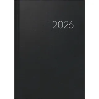 Brunnen Buchkalender Mod. 796 '26 | A5, Kunststoff, schwarz