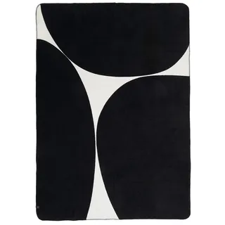 Schöner Wohnen SCHÖNER WOHNEN-Kollektion Kuscheldecke Pebble 150 x 200 cm Mischgewebe Schwarz