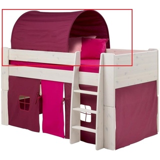 Hoppekids For Kids Tunnelzelt für Kinderbett, Hochbett, 88 x 69 x 91 cm (B/H/T), Baumwolle, lila