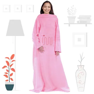 Mad Monkey Decke Pink