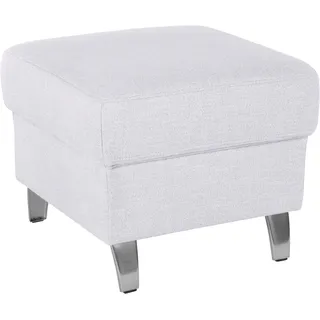 Hocker SIT & MORE "Arngast", silber, B:58cm H:48cm T:58cm, Luxus-Microfaser ALTARA NUBUCK (100% Polyester);Struktur (100% Polyester);Flachgewebe (90% Polyester; 10% Polyamid), Hocker, Hocker